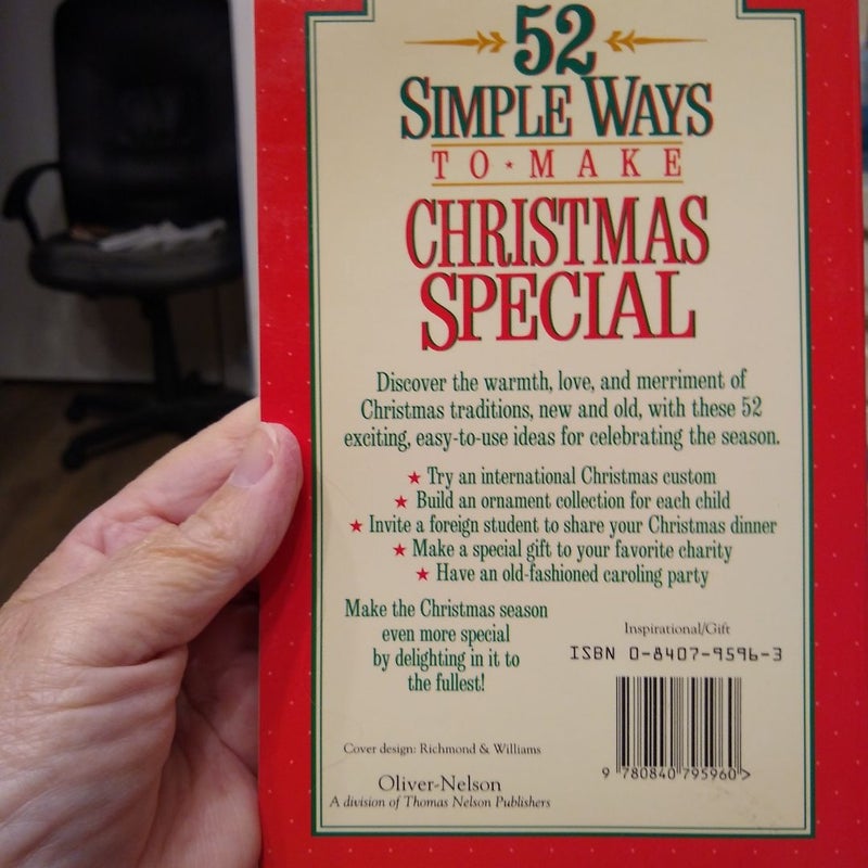 Fifty-Two Simple Ways to Make Christmas Special