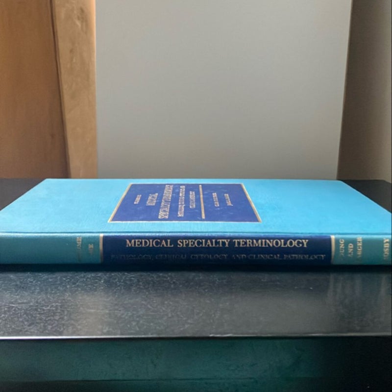 Medical Specialty Terminology 