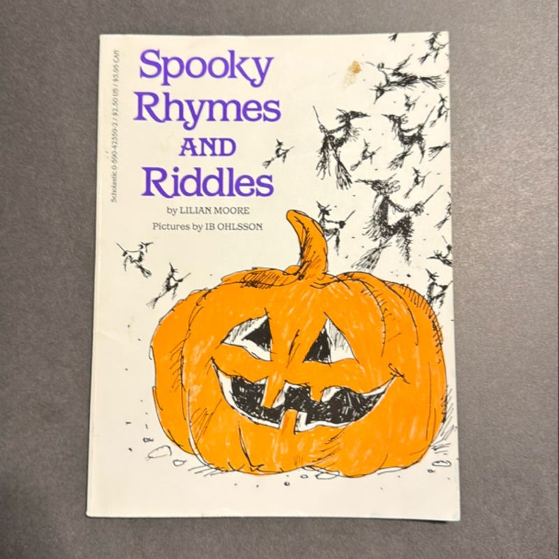 Spooky rhymes and riddles