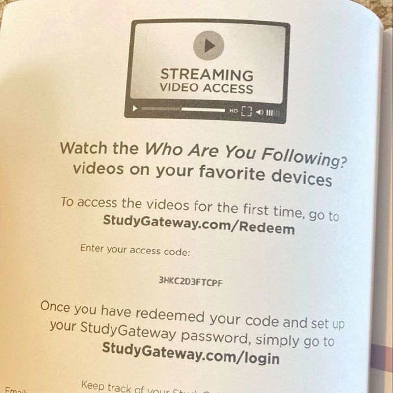 Who are you following?