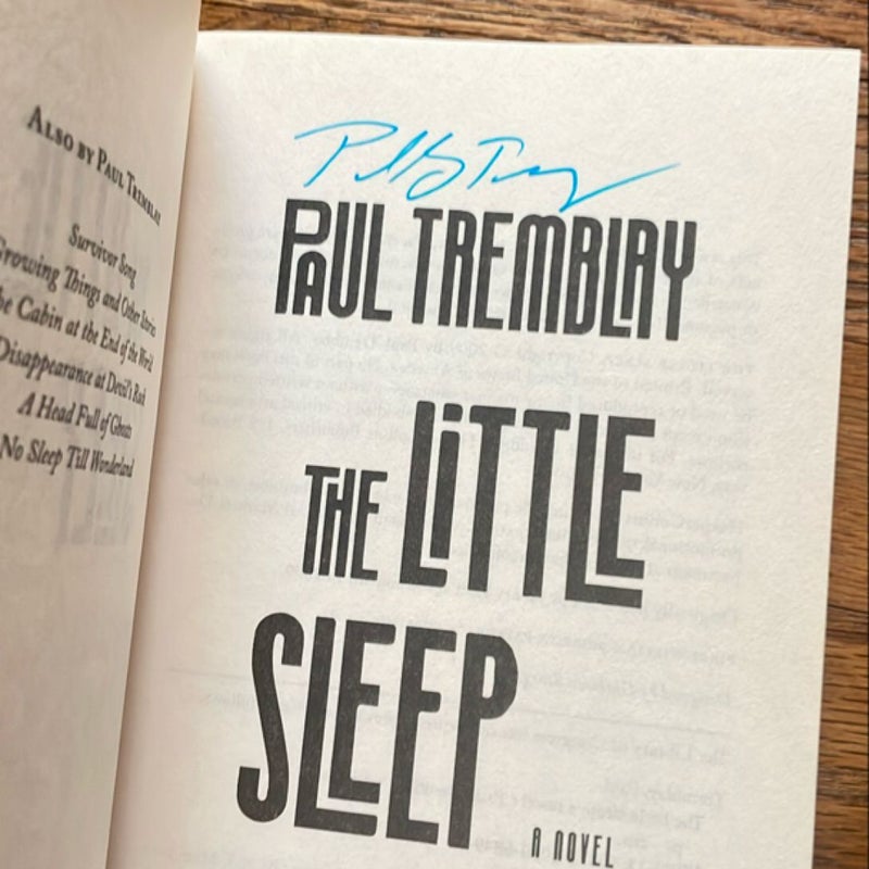 The Little Sleep (Signed by Author)