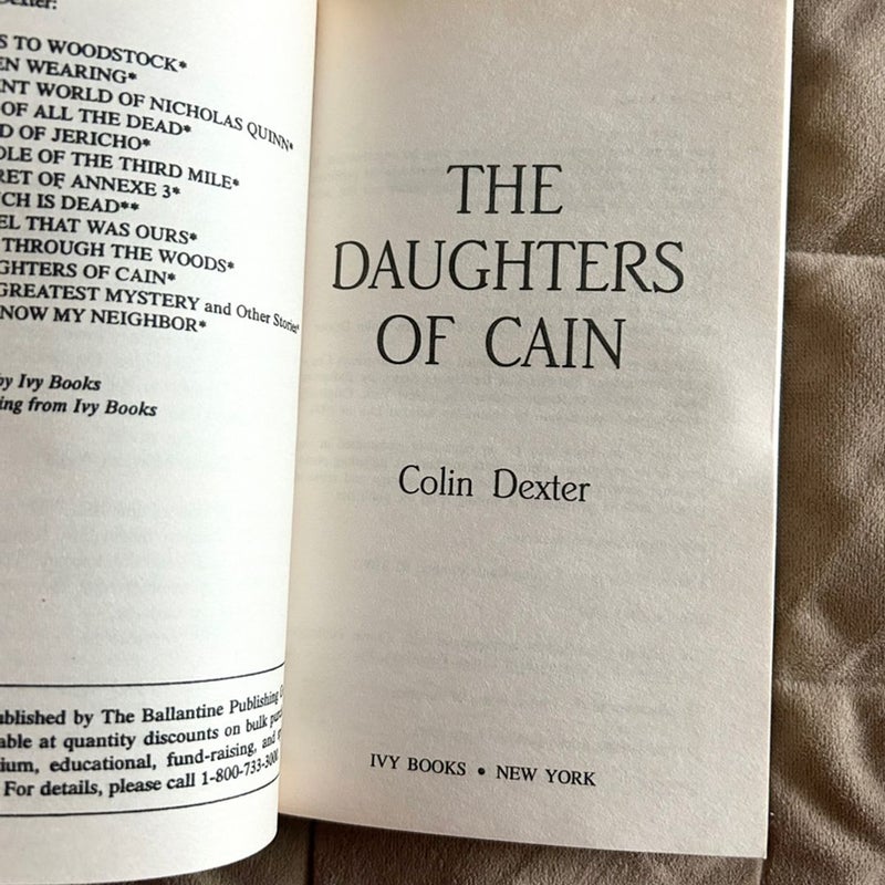 Daughters of Cain  2069