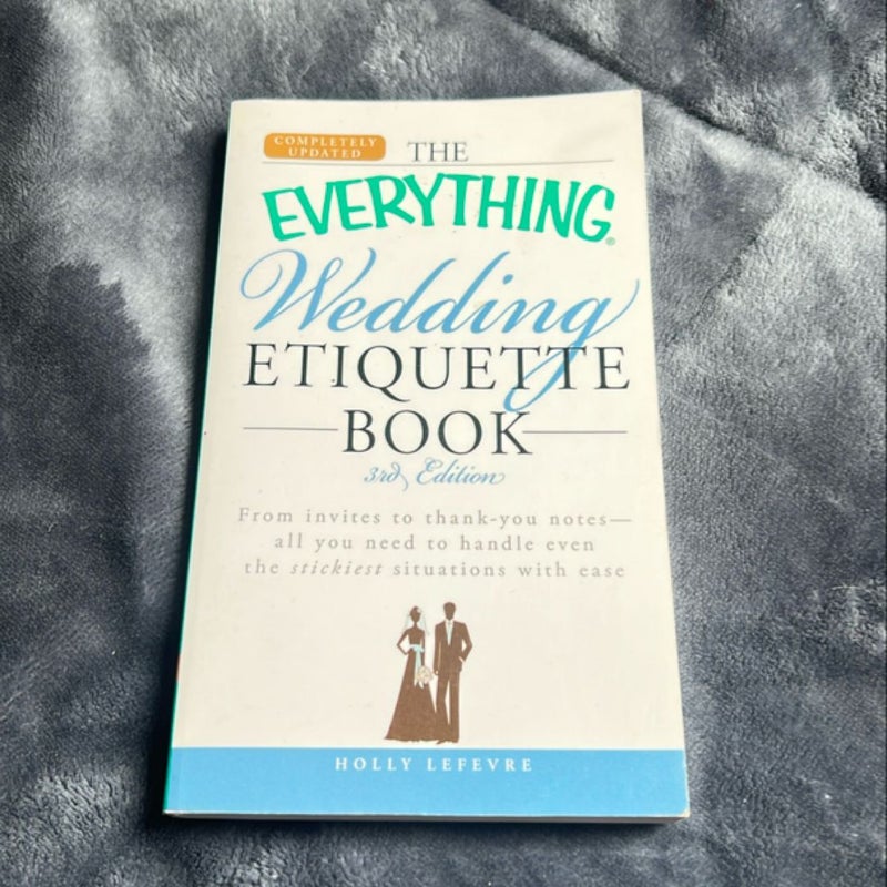 Wedding Etiquette Book