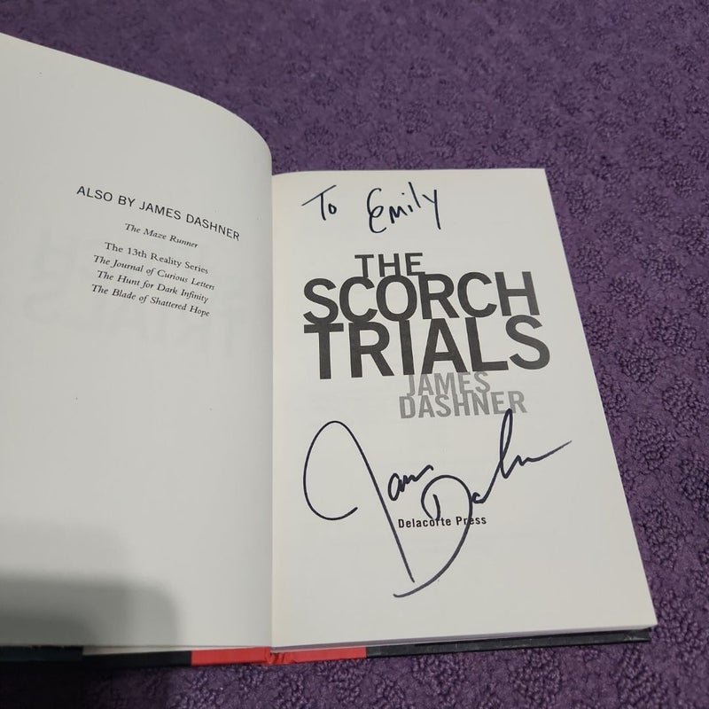 The Scorch Trials (Signed)