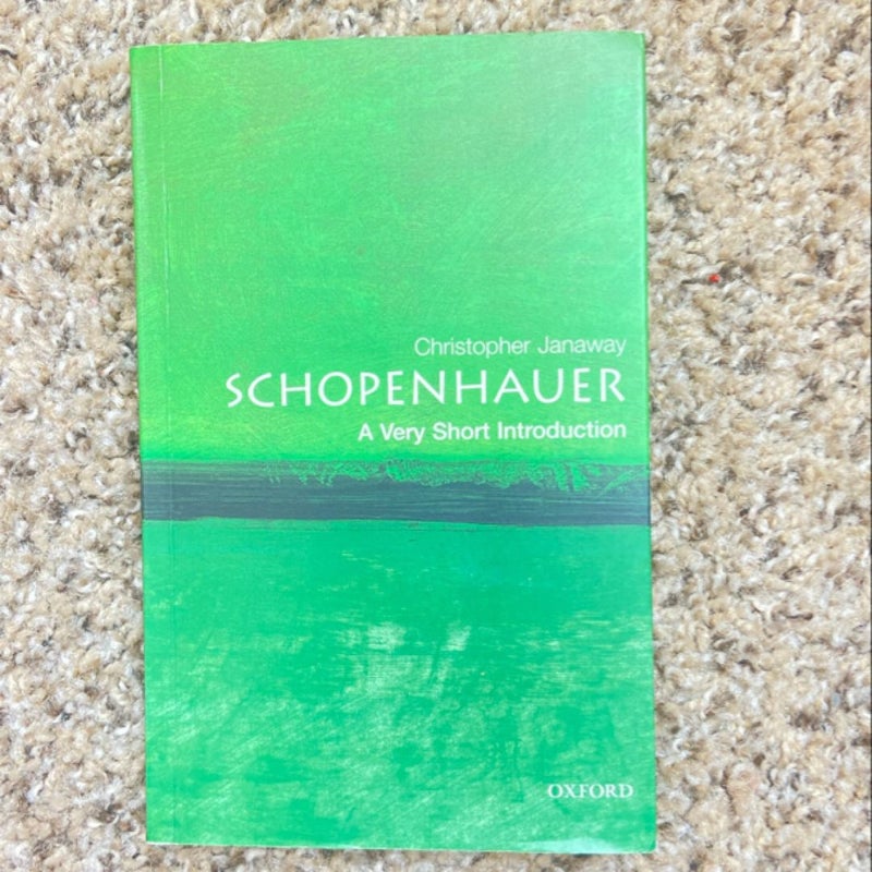 Schopenhauer: a Very Short Introduction