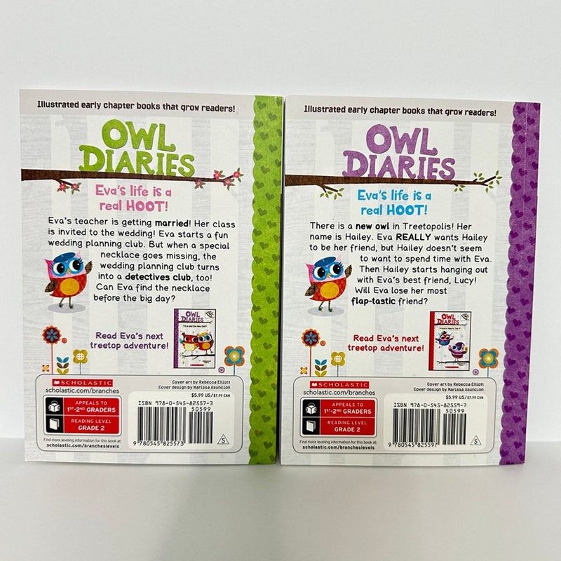 Owl Diaries Book Bundle, 7 Books in Bundle #1-#7