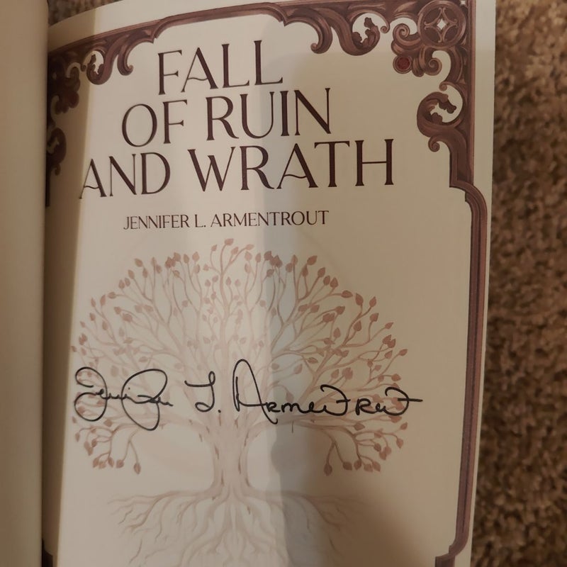 Fall of Ruin and Wrath - Signed Special Edition 