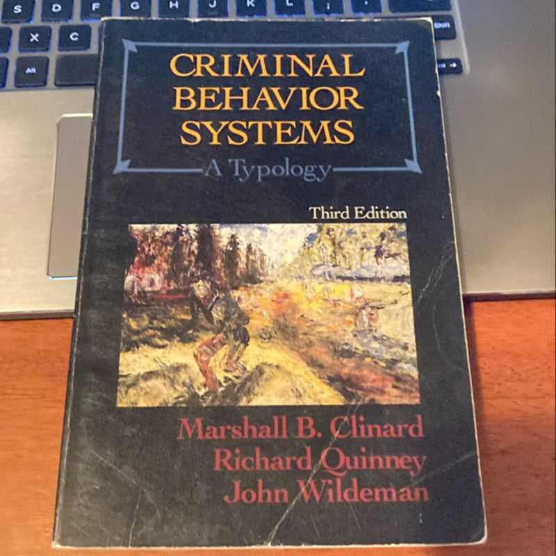 Criminal Behavior Systems