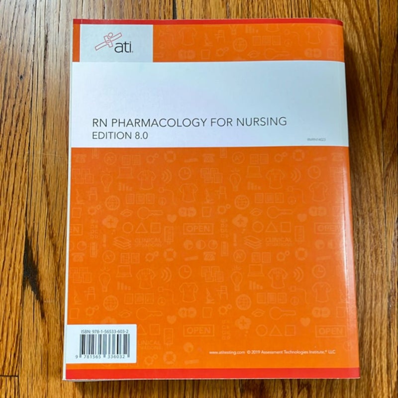 RN Pharmacology for Nursing Edition 8. 0