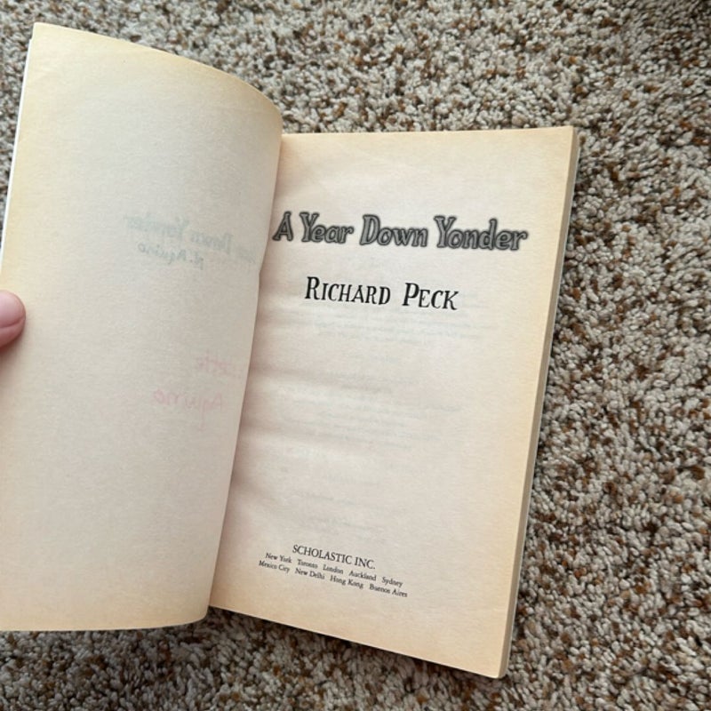 A year down yonder 