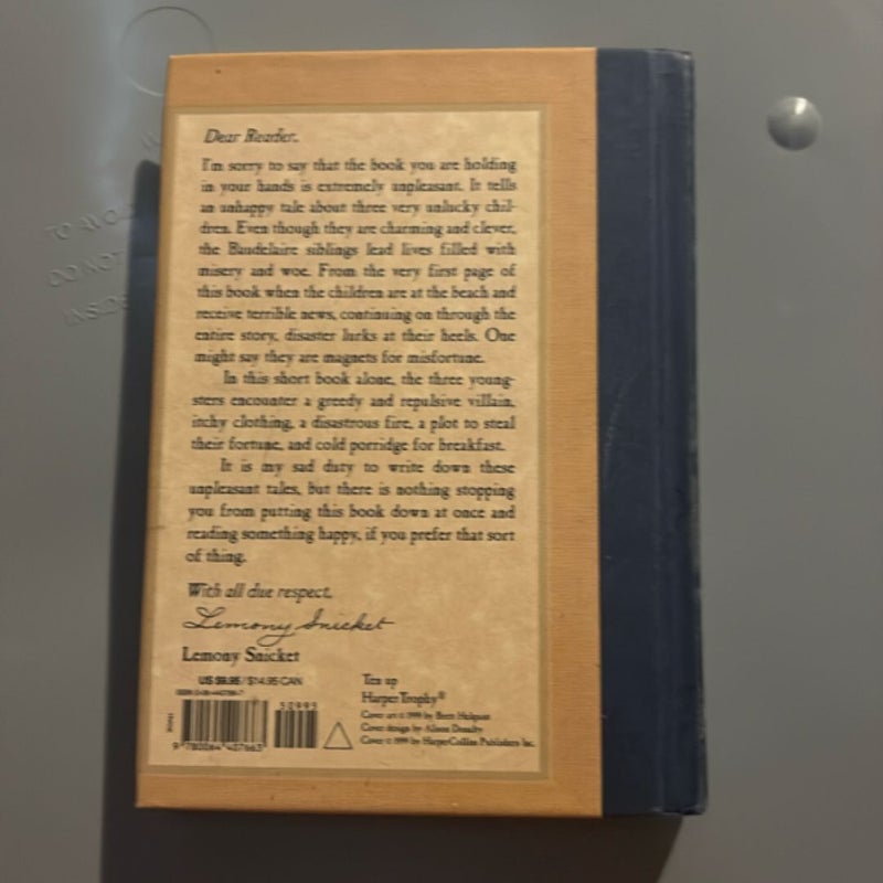 A Series of Unfortunate Events #1: the Bad Beginning
