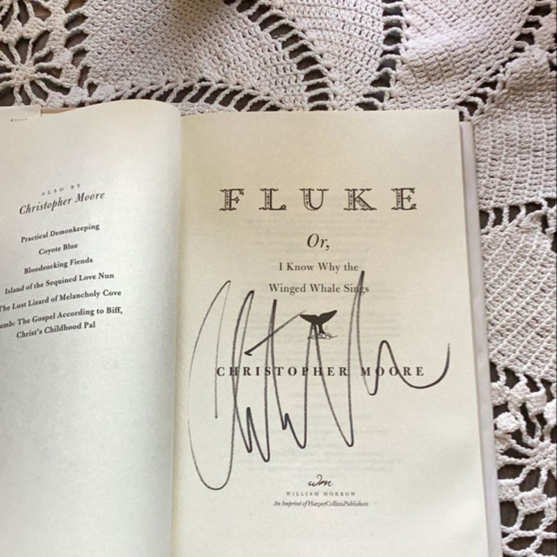 Fluke ( Autographed) 1st Edition 