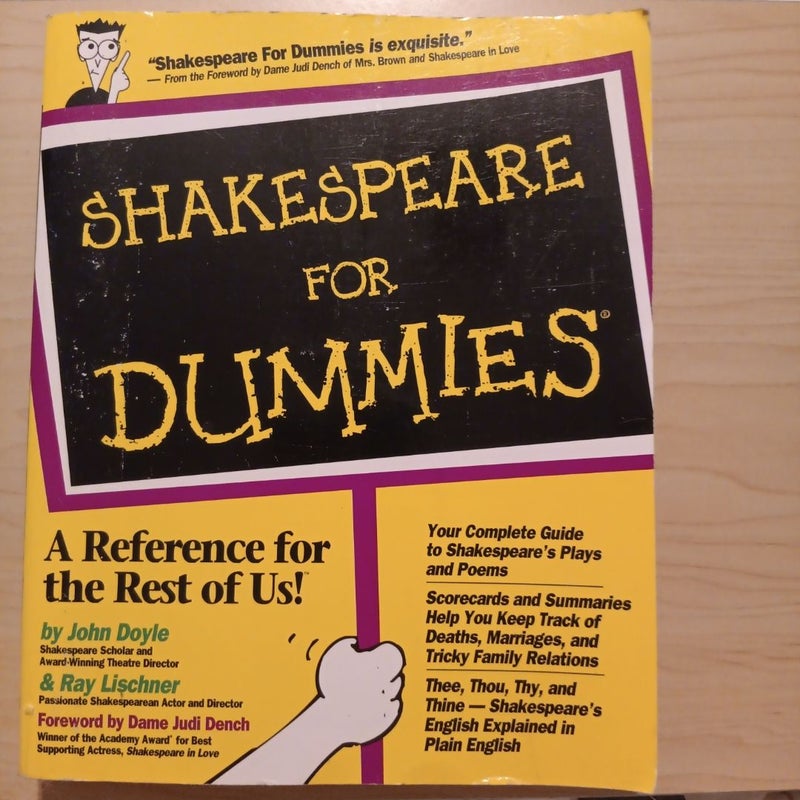 Shakespeare for Dummies