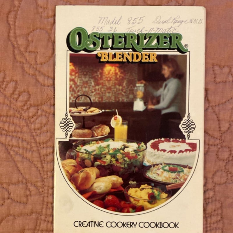 Osterizer Blender Creative Cookery Cookbook