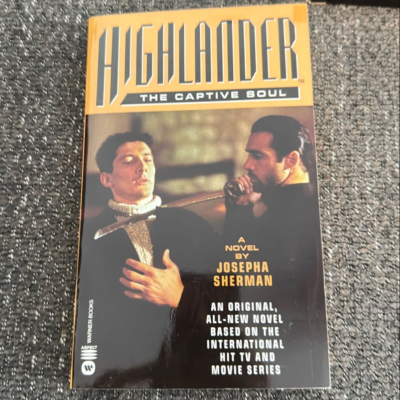 Bundle-Highlander Novel and Bloopers VHS tapes