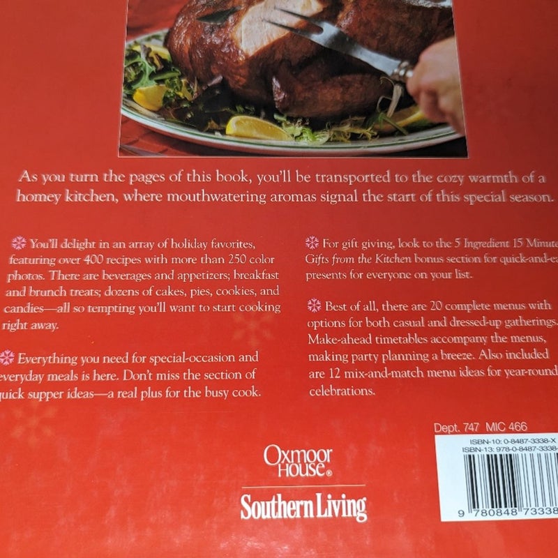 Southern Living Christmas Cookbook 