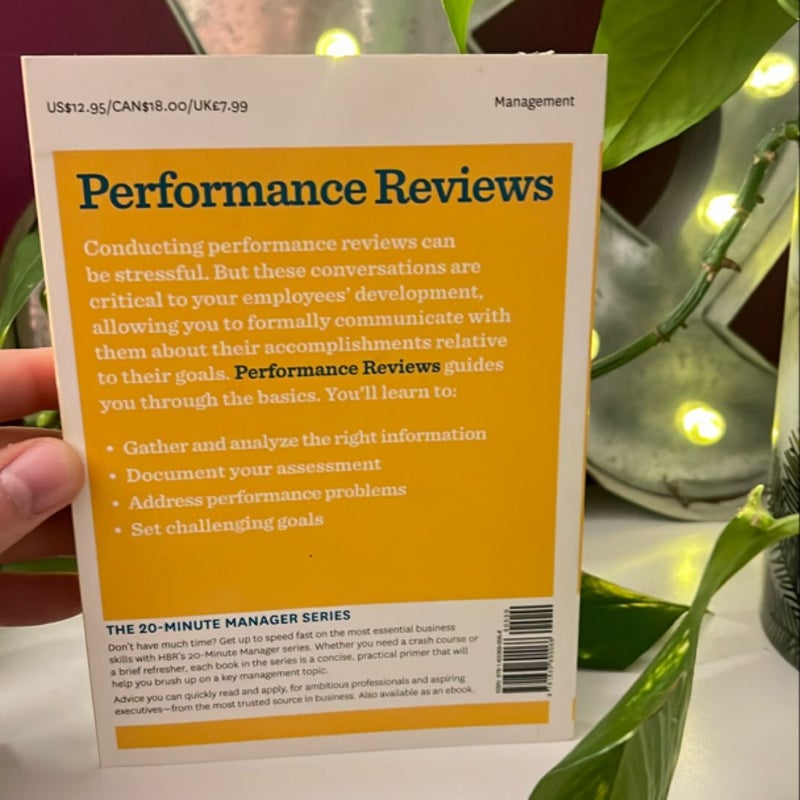 Performance Reviews (HBR 20-Minute Manager Series)