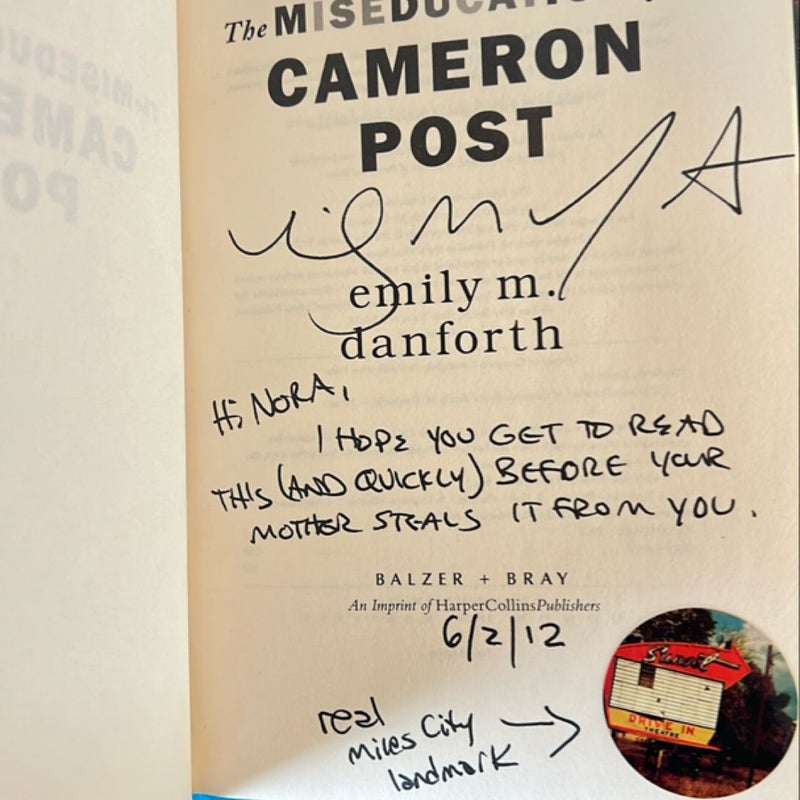 The Miseducation of Cameron Post (Signed Copy)