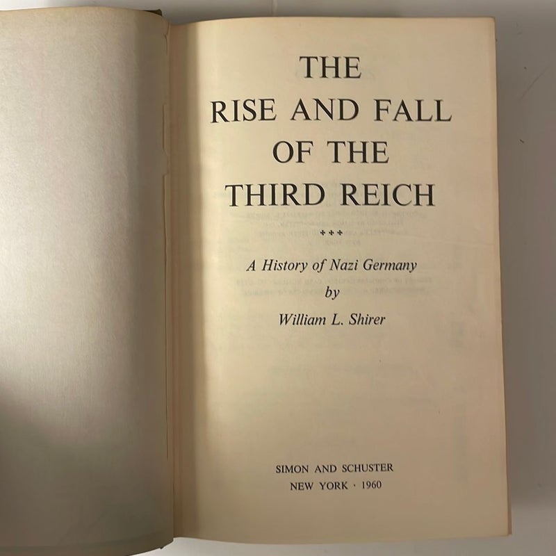 Rise and Fall of the Third Reich