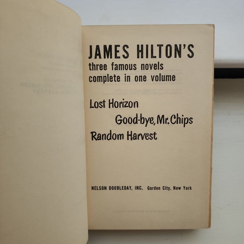 Lost Horizon / Goodbye Mr. Chips / Random Harvest