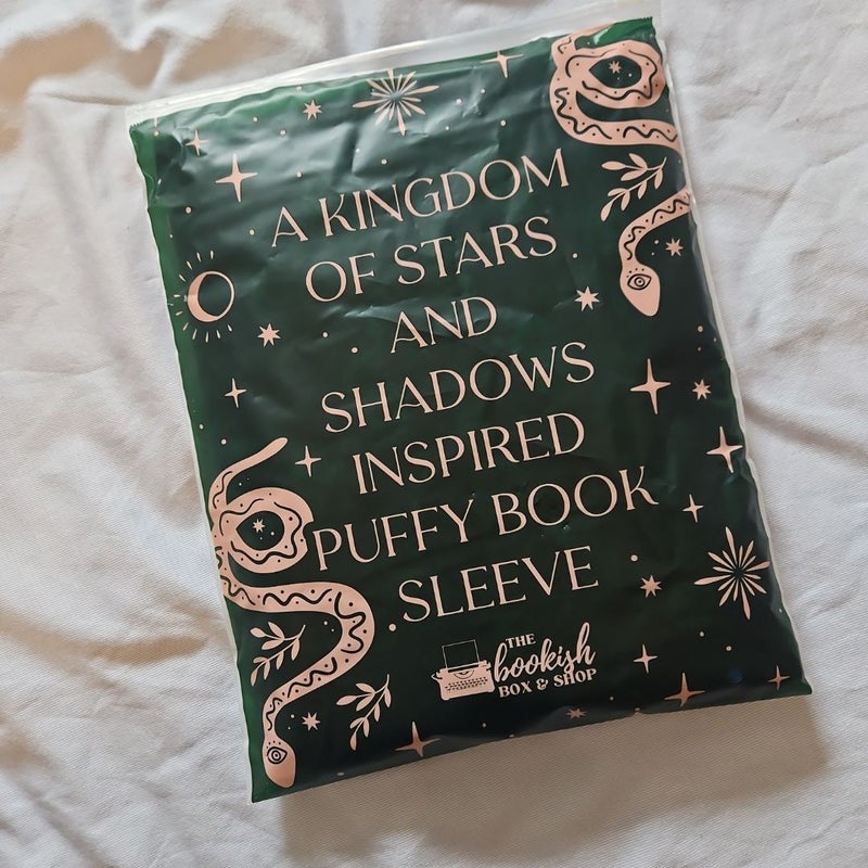 A Kingdom of Stars and Shadows Bookish Box Puffy Book Sleeve