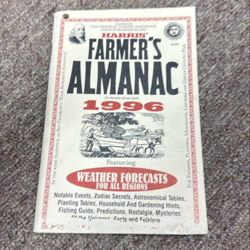Harris farmer almanac 1996