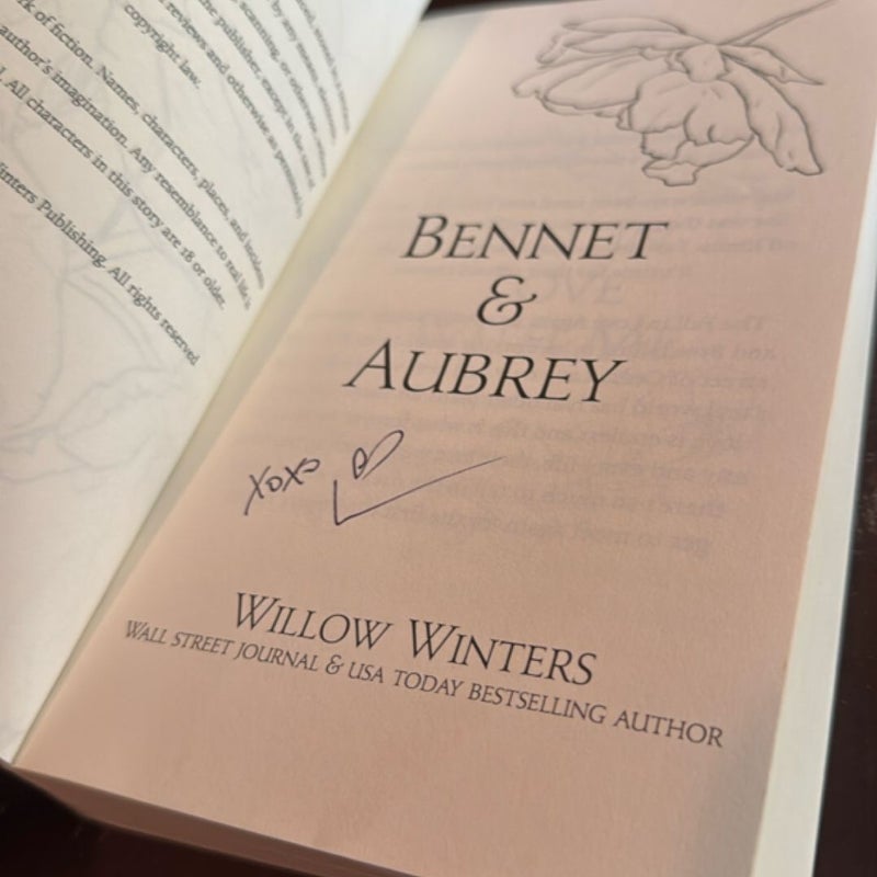 Bennet and Aubrey (HAND SIGNED)