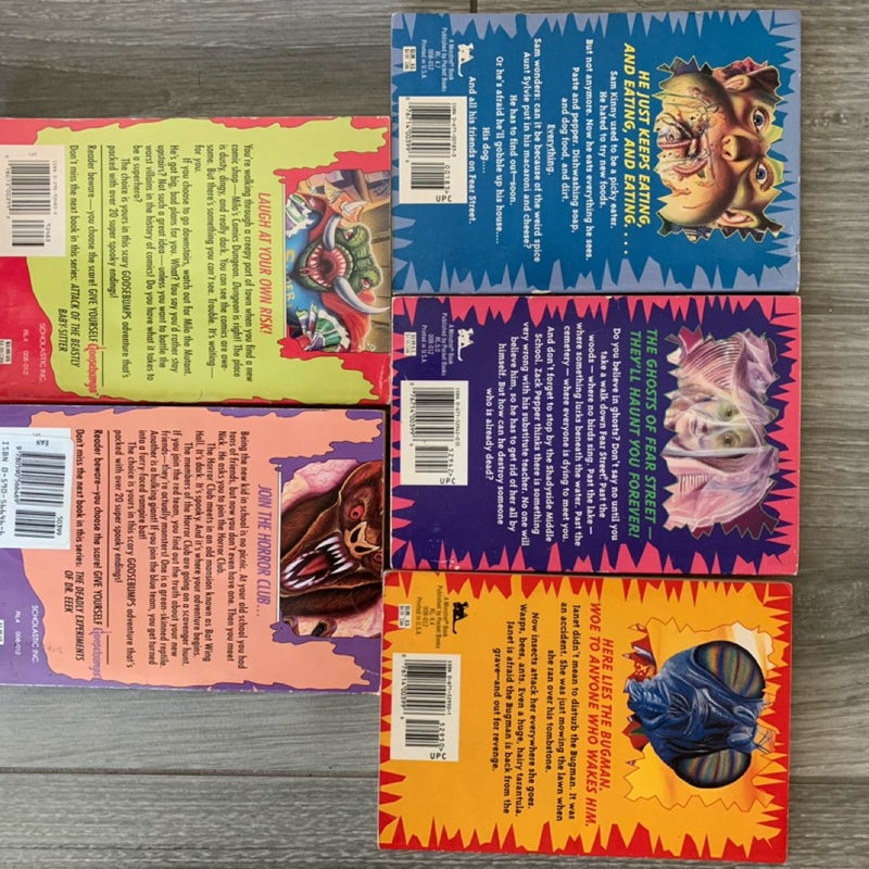 Vintage Goosebumps: Reader Beware, Ghosts Of Fear Street, 90s Teen Horror, R.L. Stine 