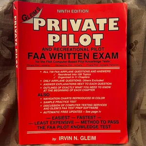 Private Pilot and Recreational Pilot FAA Written Exam