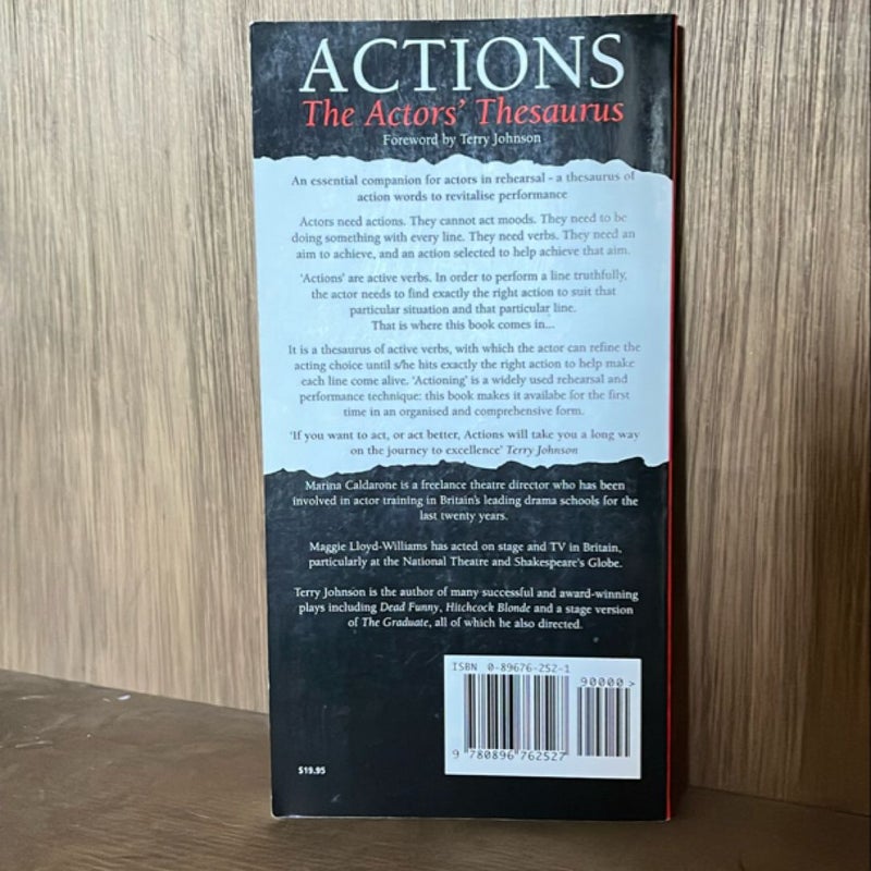 ACTIONS the Actors' Thesaurus