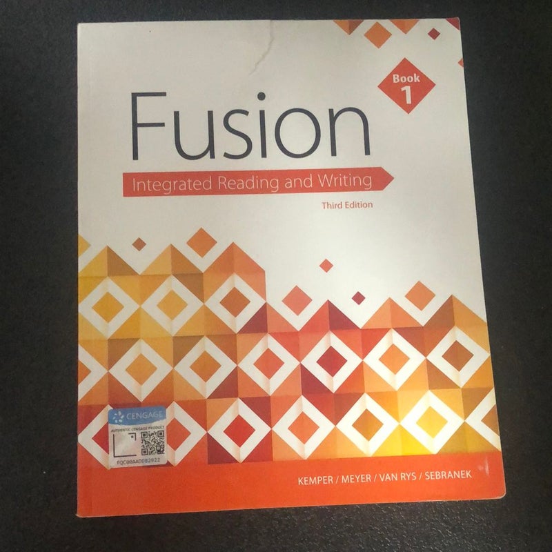 Fusion: Integrated Reading and Writing, Book 1 (w/ MLA9E Updates)