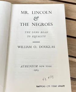 Mr. Lincoln and the Negroes (1963)