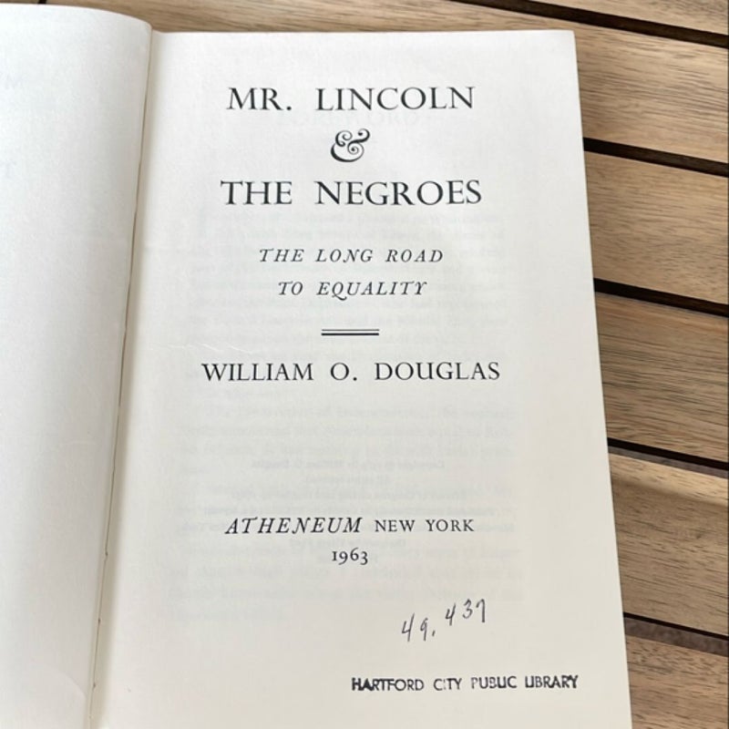 Mr. Lincoln and the Negroes (1963)