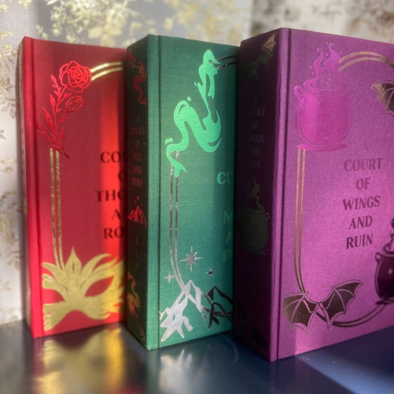 ACOTAR, ACOMAF, ACOWAR (Rebind) by Sarah J Maas , Hardcover