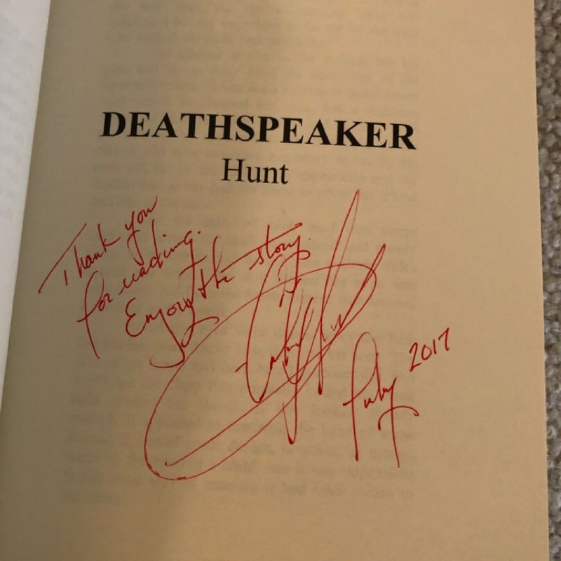 Hunt - Signed Copy