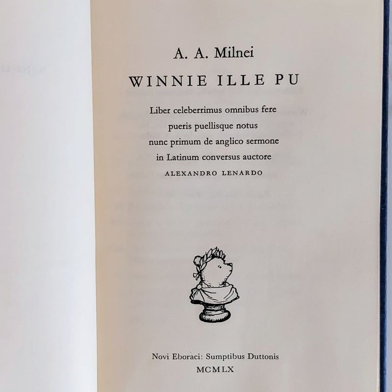 Winnie Ille Pu **LATIN VERSION OF WINNIE THE POOH**