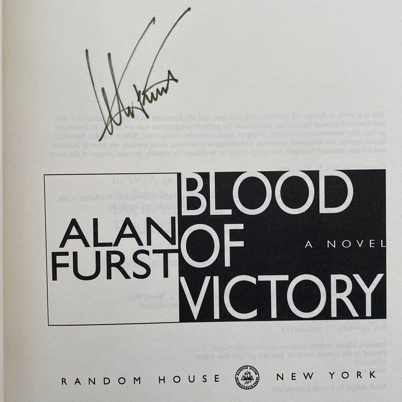 Blood of Victory—Signed