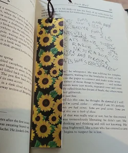 Sunflower bookmarks 