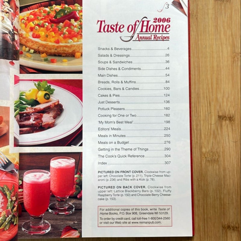 2006 Taste Of Home Annual Recipes 
