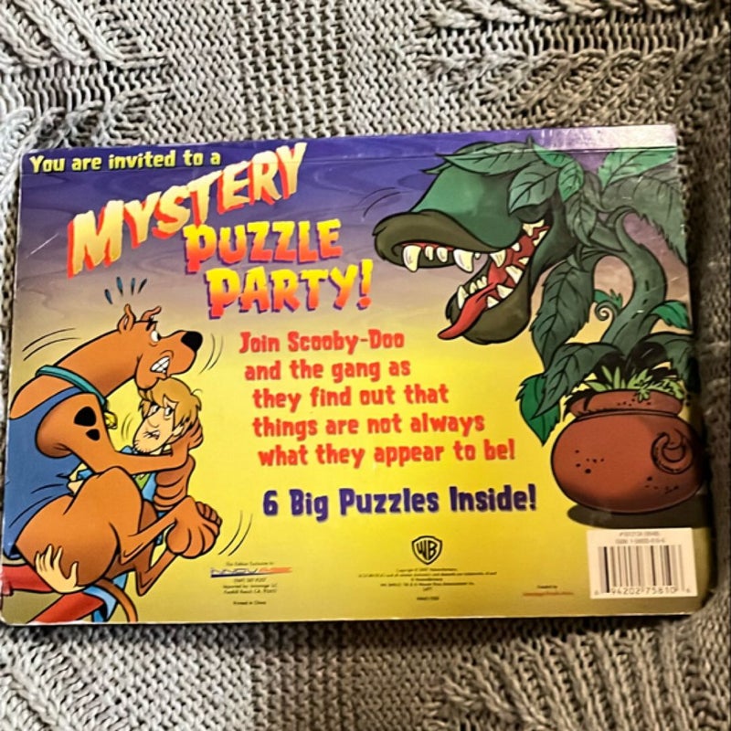 Scooby-Doo mystery puzzle party book