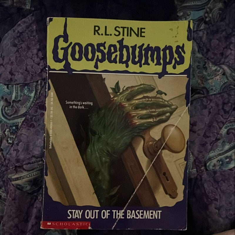 FIRST EDITION Goosebumps Stay Out of the Basement