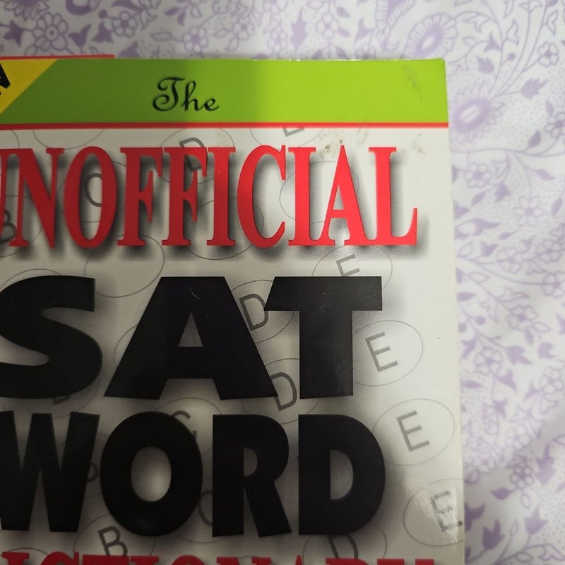The Unofficial SAT Word Dictionary