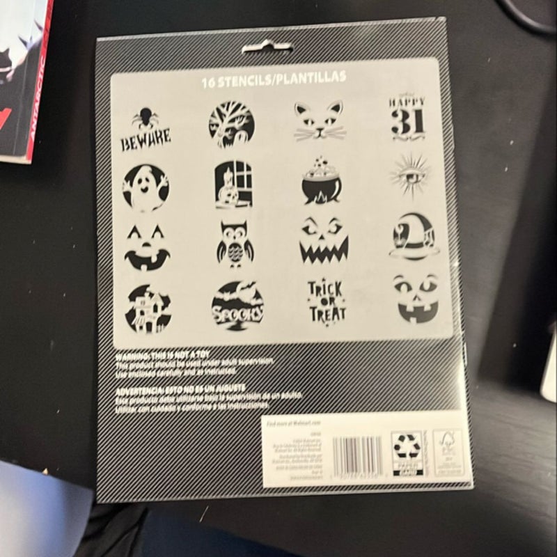 Halloween Stencil Book