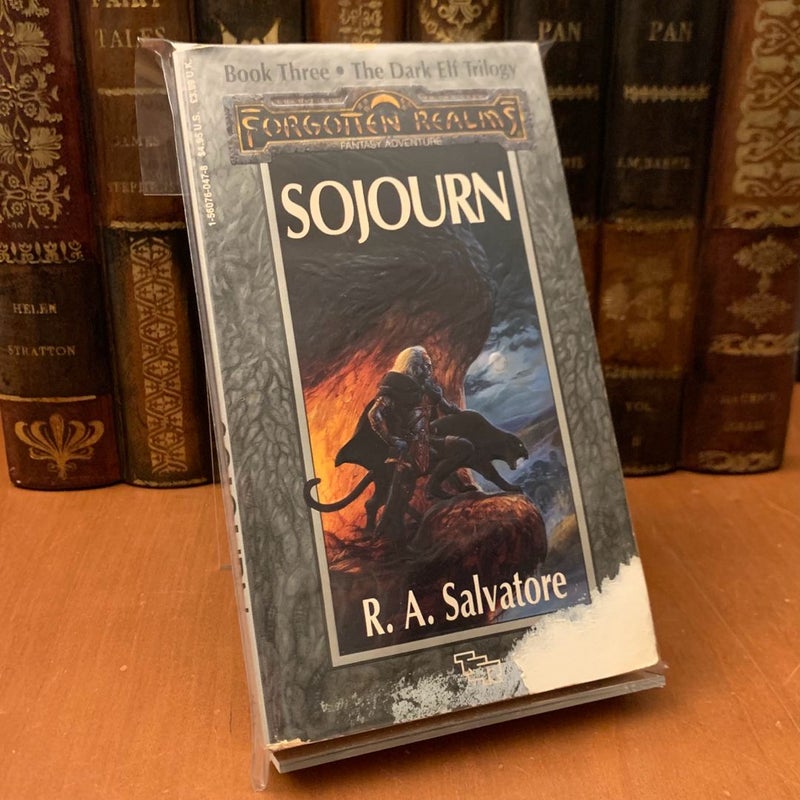 Sojourn, Legend of Drizzt, Dark Elf 3, First Edition First Printing