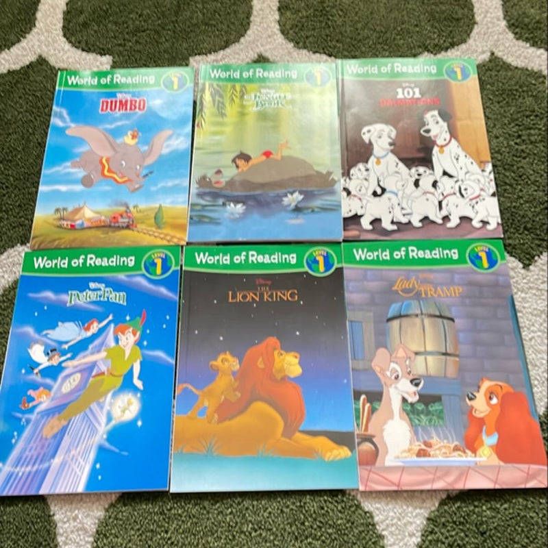 World of Reading Disney Classic Characters Level 1 Boxed Set