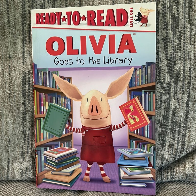 Olivia goes to the library 