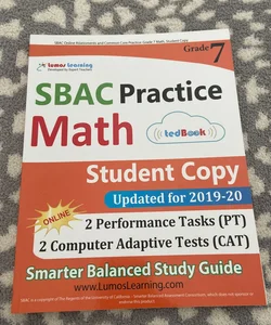 SBAC Online Assessments and Common Core Practice: Grade 7 Math, Student Copy