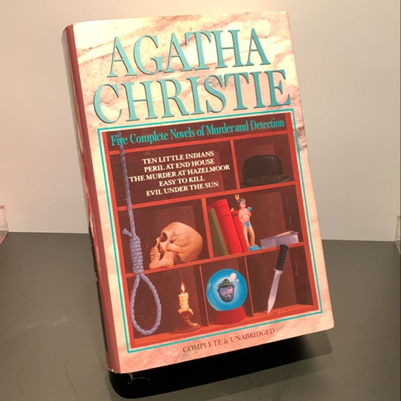 Agatha Christie (Omnibus of Ten Little Indians, Peril at End House, The Murder at Hazelmoor, Easy to Kill, Evil Under the Sun)