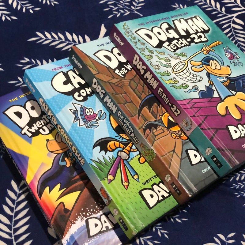 Dog man books! (not in order)