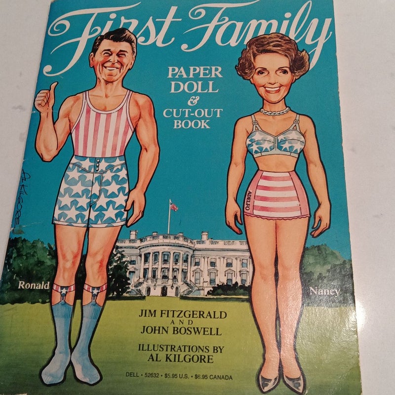 First Family Paper Doll & Cut-out Book